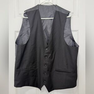 Black Button-Up Vest